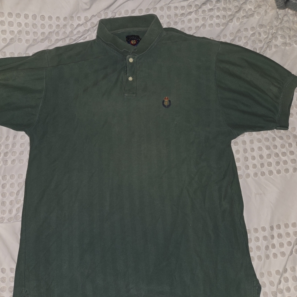 Ralph Lauren Forest Green Men’s Polo with Crest Emblem
